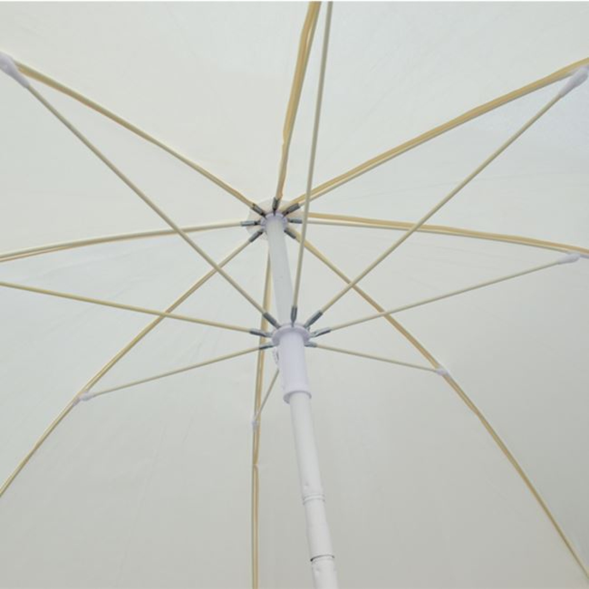 ΟΜΠΡΕΛΑ ΘΑΛΑΣΣΗΣ RANDALL 2.20μ HM6015.01 ΛΕΥΚΗ 8 ΑΚΤΙΝΕΣ FIBERGLASS - Image 2