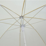 ΟΜΠΡΕΛΑ ΘΑΛΑΣΣΗΣ RANDALL 2.20μ HM6015.01 ΛΕΥΚΗ 8 ΑΚΤΙΝΕΣ FIBERGLASS - Image 2