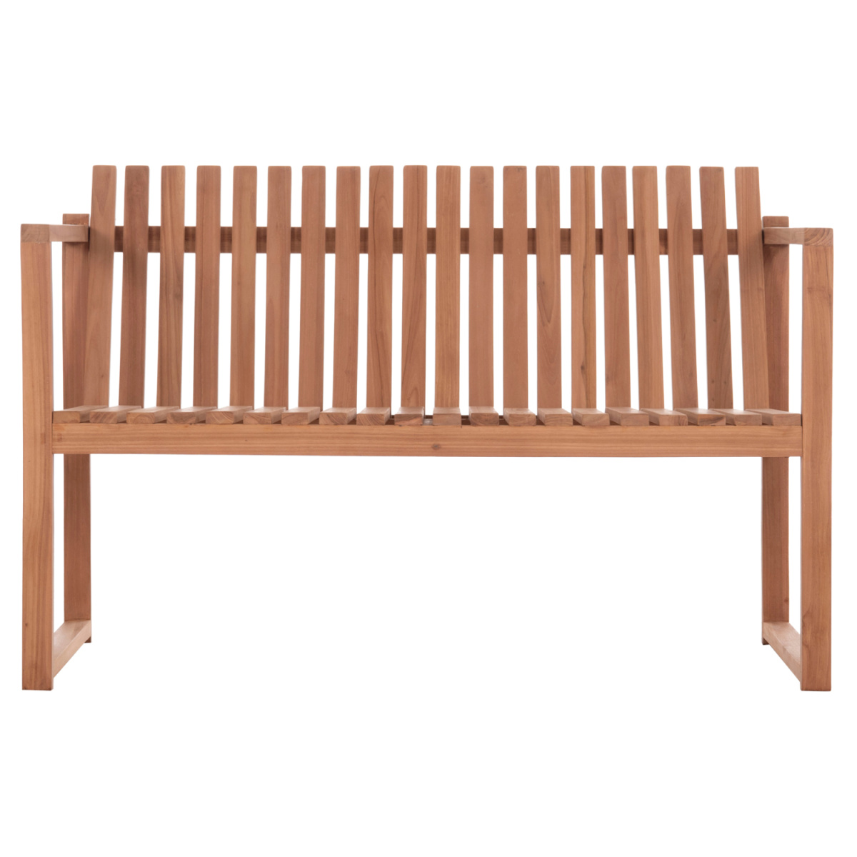 ΠΑΓΚΑΚΙ ΚΗΠΟΥ 2ΘΕΣΙΟ VED HM18124 ΞΥΛΟ TEAK--ΦΥΣΙΚΟ ΧΡΩΜΑ 130x60x86Υεκ. - Image 3