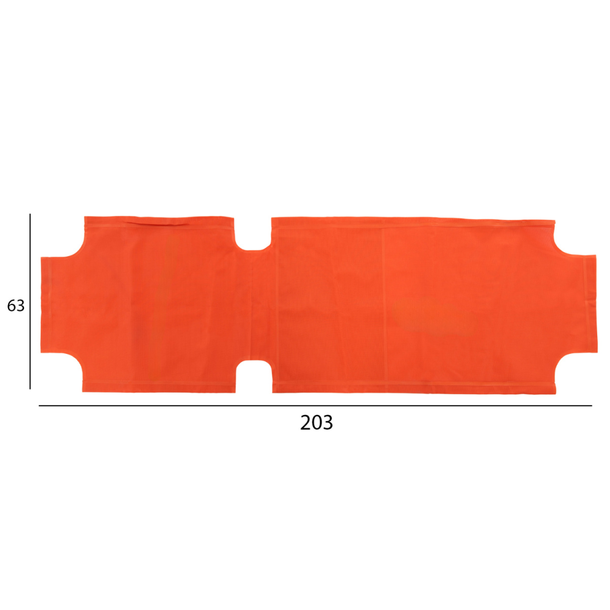 ΠΑΝΙ TEXTILENE 600gr/m2 2X1 ΑΝΤΑΛΛΑΚΤΙΚΟ ΞΑΠΛΩΣΤΡΑΣ HM5072.02 ΠΟΡΤΟΚΑΛΙ 202x63 εκ. - Image 3
