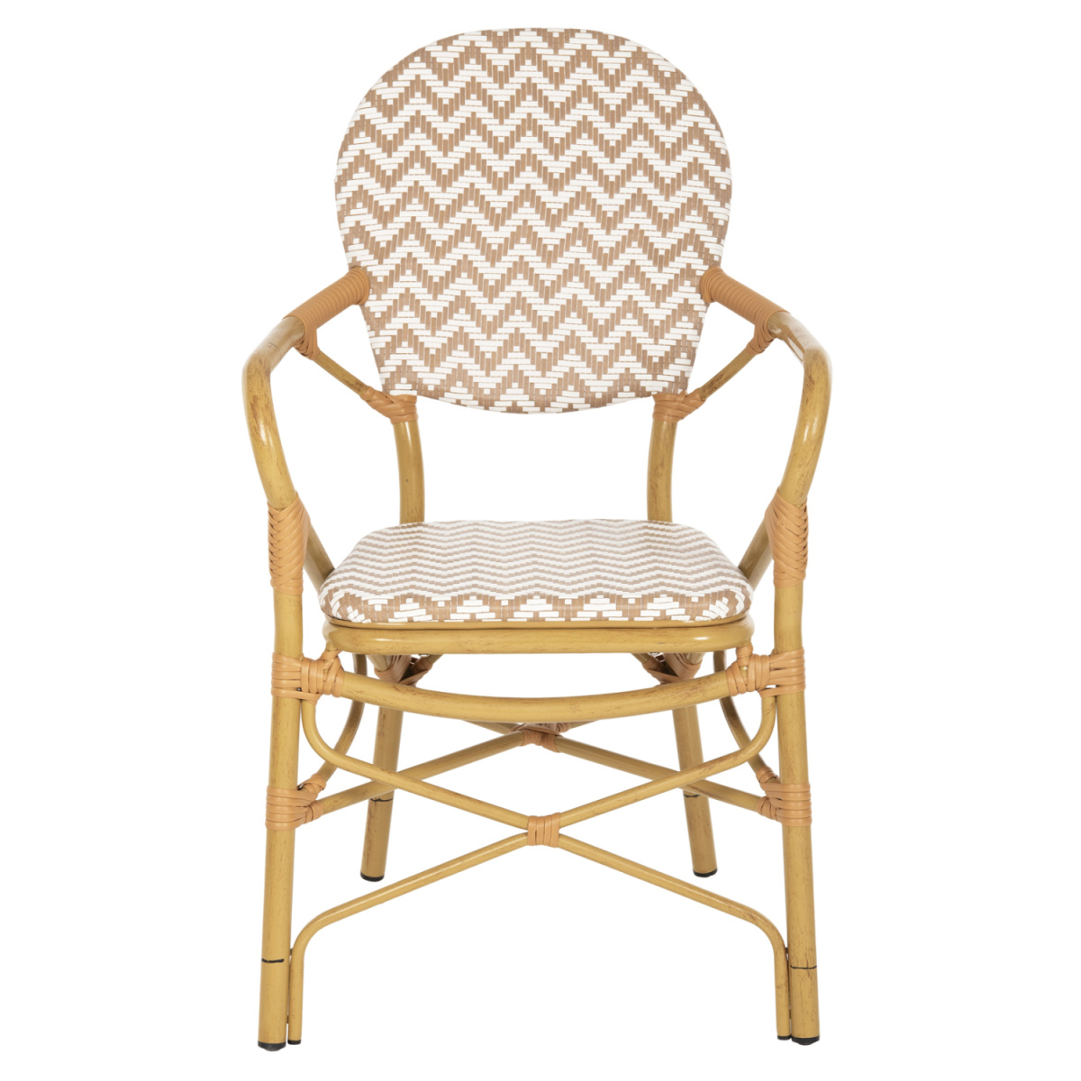 ΠΟΛΥΘΡΟΝΑ ΑΛΟΥΜΙΝΙΟΥ BAMBOO LOOK ΦΥΣΙΚΟ - ΛΕΥΚΟ HM5928.03 55x58x95 εκ. - Image 3