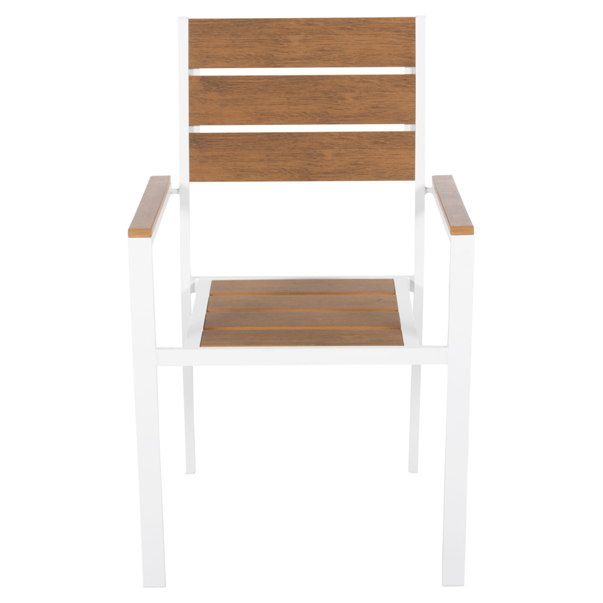 ΠΟΛΥΘΡΟΝΑ ΑΛΟΥΜΙΝΙΟΥ SAGA HM5981.01 ΛΕΥΚΗ-POLYWOOD ΣΕ ΦΥΣΙΚΟ 55x55x86Υεκ. - Image 3