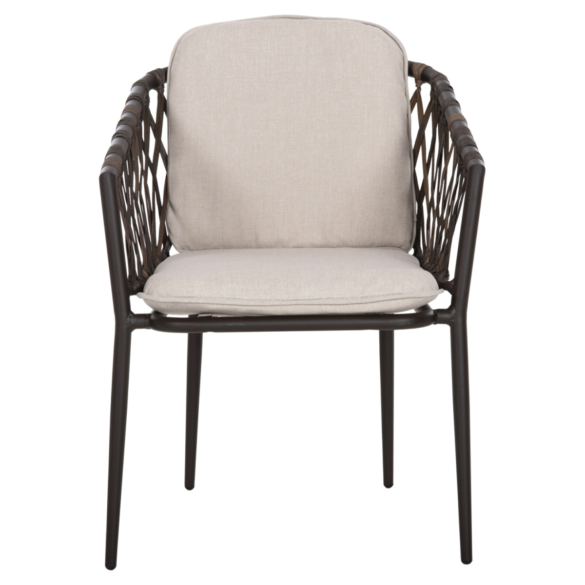 ΠΟΛΥΘΡΟΝΑ ΑΛΟΥΜΙΝΙΟΥ BOLLY HM6080 ΚΑΦΕ-ΣΥΝΘ.RATTAN ΚΑΦΕ-ΜΠΕΖ ΜΑΞΙΛΑΡΙΑ 58,5x67x86Υεκ - Image 3