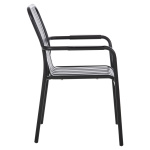 ΠΟΛΥΘΡΟΝΑ ΑΛΟΥΜΙΝΙΟΥ RACHEL HM6088.01 ΜΑΥΡΗ 63x58x85Υεκ. - Image 4