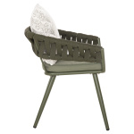 ΠΟΛΥΘΡΟΝΑ ΑΛΟΥΜΙΝΙΟΥ CAMDEN HM6141.09 ΜΑΞΙΛΑΡΙ ΜΕ PRINT-DARK OLIVE 56x60x72-87Υεκ - Image 4