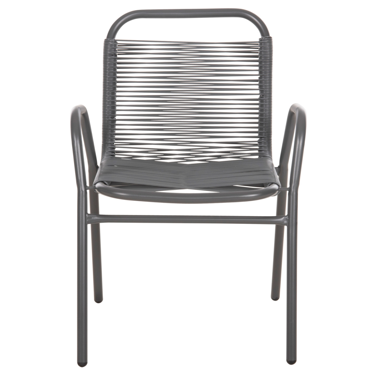 ΠΟΛΥΘΡΟΝΑ ΕΞ.ΧΩΡΟΥ AVRIL HM5968.01 ΜΕΤΑΛΛΟ ΚΑΙ ΣΥΝΘ.RATTAN ΣΕ ΓΚΡΙ 54,5x56x78Υεκ. - Image 3
