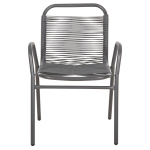 ΠΟΛΥΘΡΟΝΑ ΕΞ.ΧΩΡΟΥ AVRIL HM5968.01 ΜΕΤΑΛΛΟ ΚΑΙ ΣΥΝΘ.RATTAN ΣΕ ΓΚΡΙ 54,5x56x78Υεκ. - Image 3