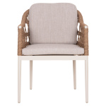 ΠΟΛΥΘΡΟΝΑ BOXER HM6556.02 ΑΛΟΥΜΙΝΙΟ & OLEFIN ΜΠΕΖ-TWIST WICKER 58x60x80Yεκ - Image 3