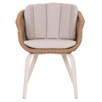 ΠΟΛΥΘΡΟΝΑ VICTUS HM6559.02 ΑΛΟΥΜΙΝΙΟ & OLEFIN ΜΠΕΖ-TWIST WICKER 60x62x76Yεκ - Image 3