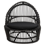 ΠΟΛΥΘΡΟΝΑ ENTROPY HM9840.03 ΦΥΣΙΚΟ RATTAN ΜΕ ΜΑΞΙΛΑΡΙ-ΜΑΥΡΟ 80x97x85Υεκ. - Image 3