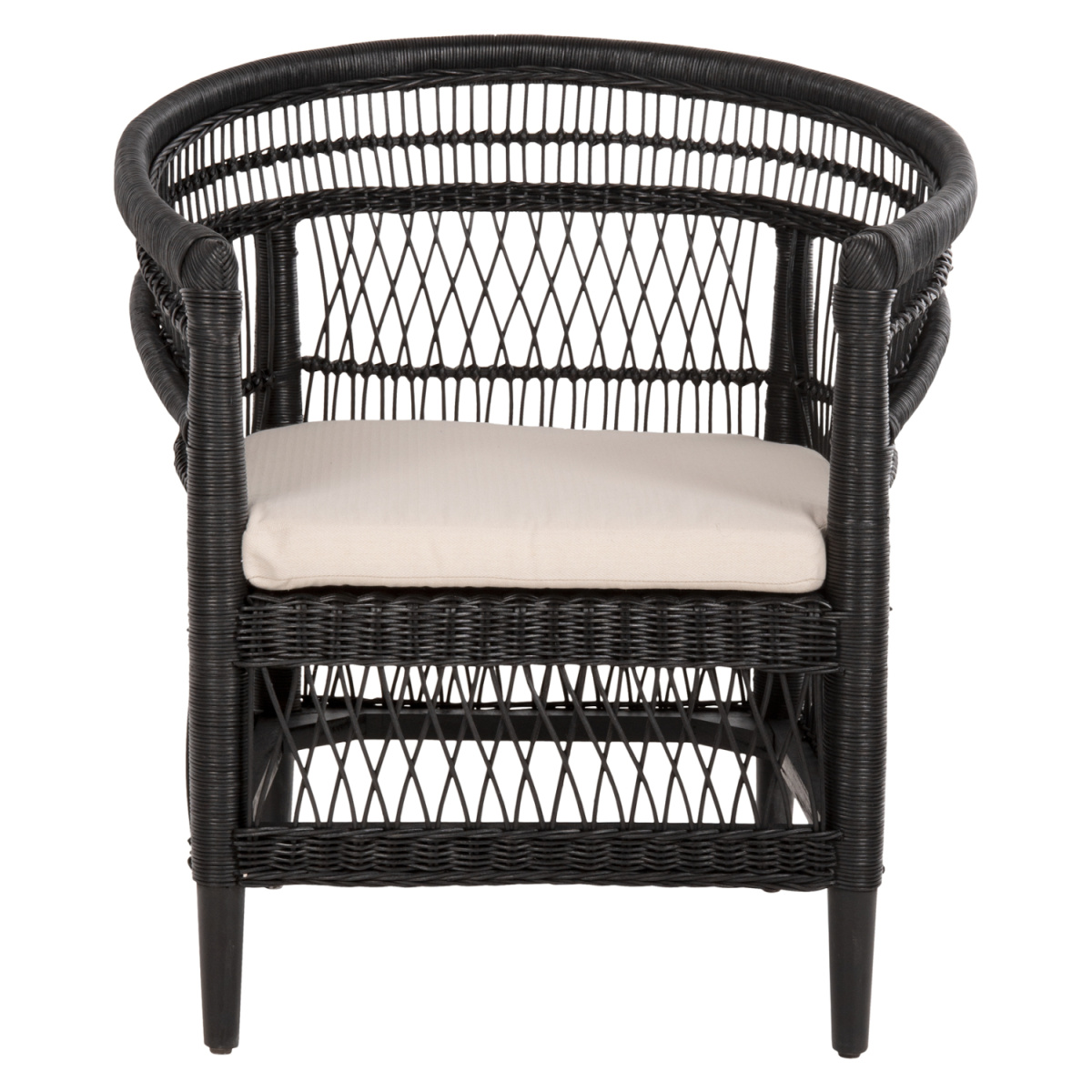 ΠΟΛΥΘΡΟΝΑ MALAWI HM9635.03 ΞΥΛΟ ΜΑΟΝΙ ΜΕ RATTAN ΜΑΥΡΟ-ΛΕΥΚΟ ΜΑΞΙΛΑΡΙ 80x70x86Υεκ. - Image 3