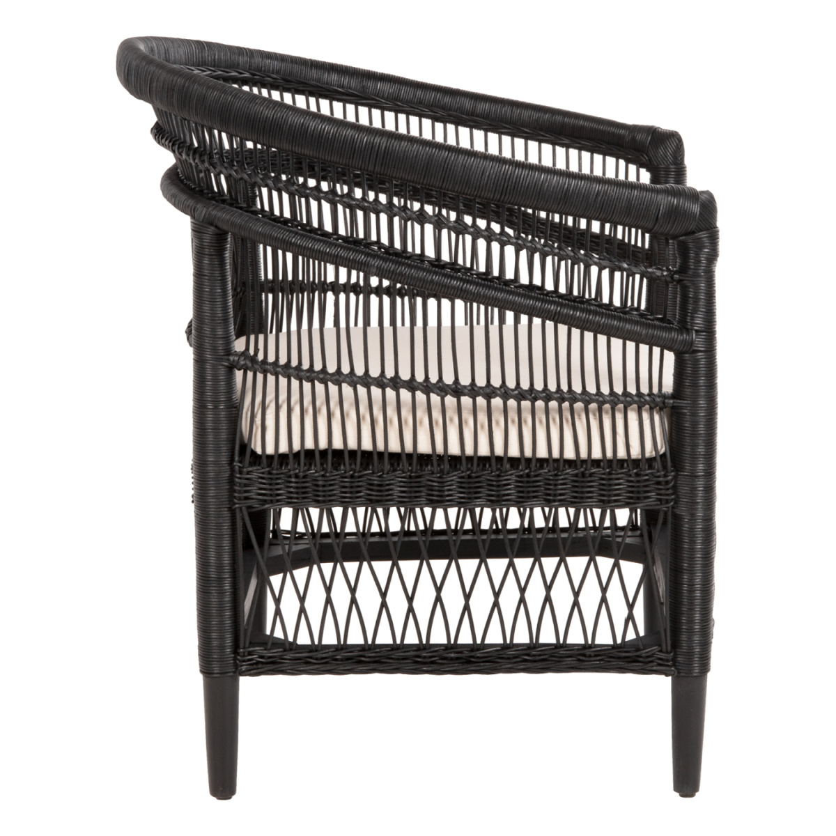 ΠΟΛΥΘΡΟΝΑ MALAWI HM9635.03 ΞΥΛΟ ΜΑΟΝΙ ΜΕ RATTAN ΜΑΥΡΟ-ΛΕΥΚΟ ΜΑΞΙΛΑΡΙ 80x70x86Υεκ. - Image 4