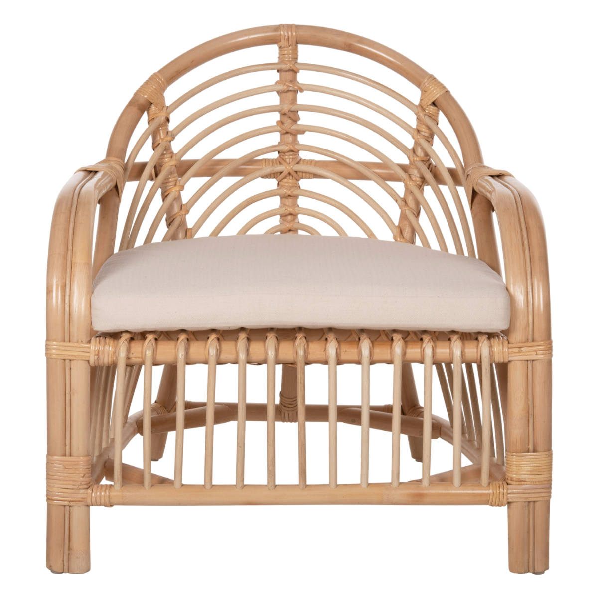 ΠΟΛΥΘΡΟΝΑ FEMUR HM9837 RATTAN ΣΕ ΦΥΣΙΚΟ- ΛΕΥΚΟ ΜΑΞΙΛΑΡΙ 72x66x75Υεκ. - Image 3