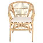 ΠΟΛΥΘΡΟΝΑ DAMPAR HM9929.04 RATTAN ΣΕ ΦΥΣΙΚΟ-ΛΕΥΚΟ ΜΑΞΙΛΑΡΙ 59x61x80Υεκ. - Image 3