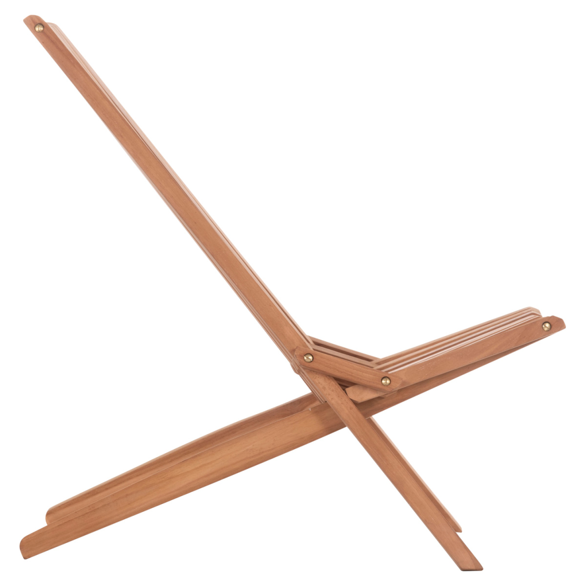 ΠΟΛΥΘΡΟΝΑ LOUNGE ΠΤΥΣΣΟΜΕΝΗ SHIGAO HM18112 ΞΥΛΟ TEAK--ΦΥΣΙΚΟ 61x88.5x89Υεκ. - Image 4