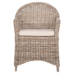 ΠΟΛΥΘΡΟΝΑ ΜΕ ΕΚΡΟΥ ΜΑΞΙΛΑΡΙ KEYLA HM9536 ΚΑΦΕ RATTAN 63x65x87Υεκ. - Image 3