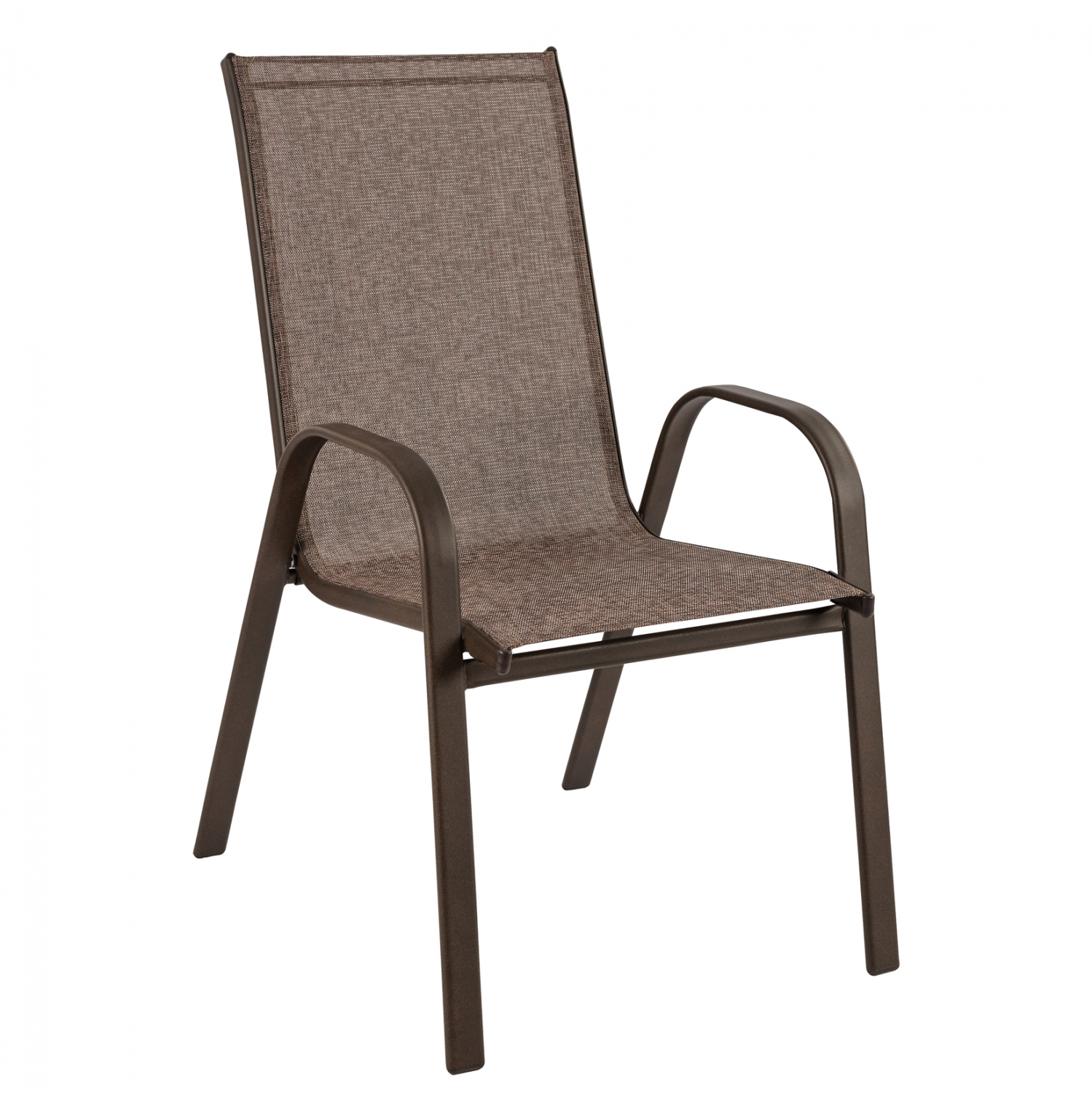 polythrona-metalliki-me-kafe-textline-fb ΠΟΛΥΘΡΟΝΑ ΕΞ.ΧΩΡΟΥ LEON HM5000.02 ΜΕΤΑΛΛΙΚΗ ΚΑΦΕ ΜΕ TEXTILENE ΚΑΦΕ 54x70x93Υεκ - Image 1
