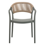 ΠΟΛΥΘΡΟΝΑ ΠΟΛΥΠΡΟΠΥΛΕΝΙΟΥ EVA HM6155.05 OLIVE GREEN--P.P. ΜΠΕΖ ΣΧΟΙΝΙ 56,5x53x80Υεκ. - Image 3