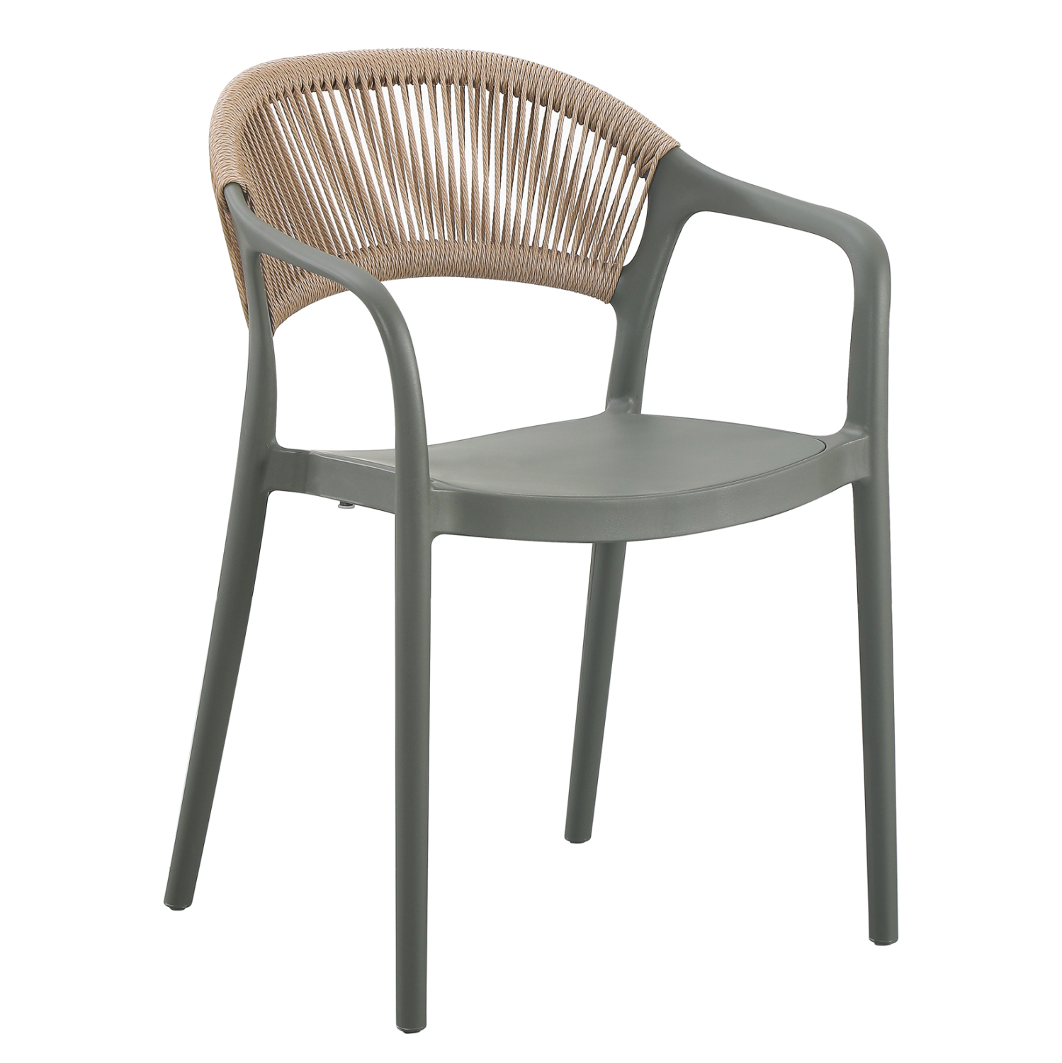 polythrona-polypropylenioy-fb9615505-oli ΠΟΛΥΘΡΟΝΑ ΠΟΛΥΠΡΟΠΥΛΕΝΙΟΥ EVA HM6155.05 OLIVE GREEN--P.P. ΜΠΕΖ ΣΧΟΙΝΙ 56,5x53x80Υεκ. - Image 1