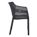 ΠΟΛΥΘΡΟΝΑ ΠΟΛΥΠΡΟΠΥΛΕΝΙΟΥ PEGGY HM6368.02 ΜΑΥΡΟ 60x55x79Υεκ - Image 4