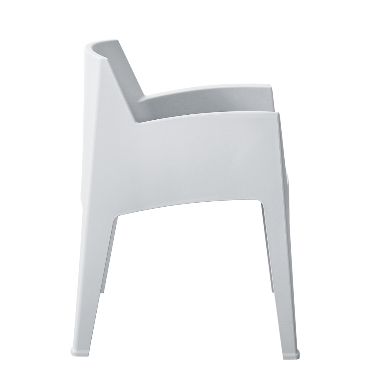 ΠΟΛΥΘΡΟΝΑ ΠΟΛΥΠΡΟΠΥΛΕΝΙΟΥ SLEEK HM6370.01 ΛΕΥΚΗ 68x63x82,5Υεκ. - Image 4