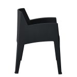 ΠΟΛΥΘΡΟΝΑ ΠΟΛΥΠΡΟΠΥΛΕΝΙΟΥ SLEEK HM6370.02 ΜΑΥΡΗ 68x63x82,5Υεκ. - Image 4