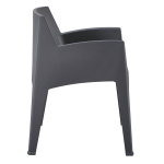 ΠΟΛΥΘΡΟΝΑ ΠΟΛΥΠΡΟΠΥΛΕΝΙΟΥ SLEEK HM6370.10 ΓΚΡΙ 68x63x82,5Υεκ. - Image 4