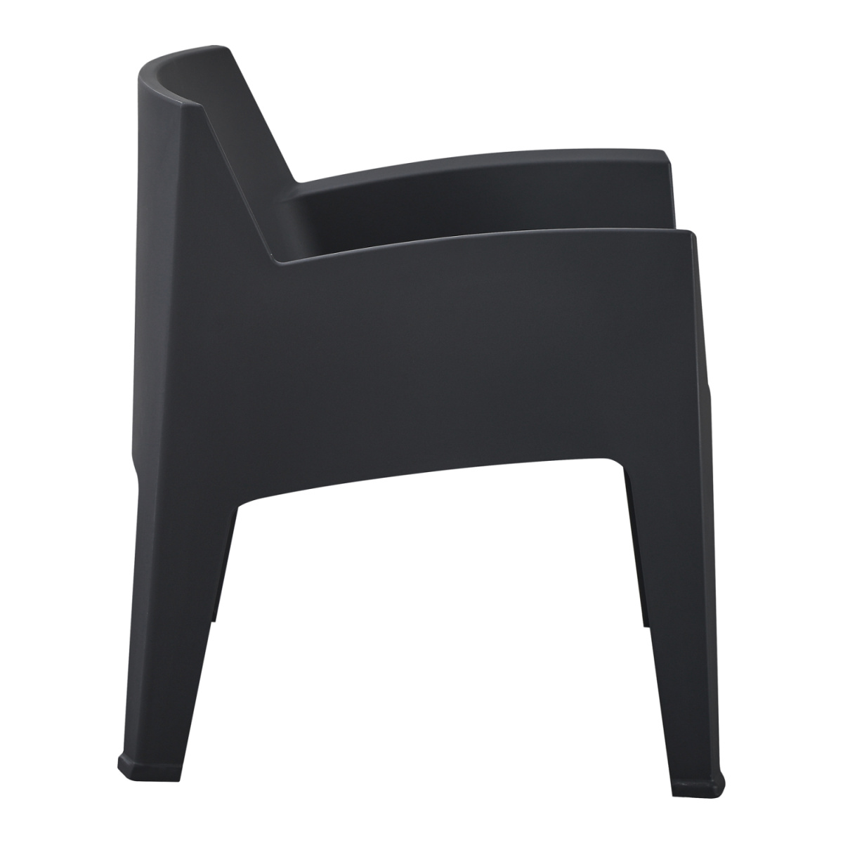 ΠΟΛΥΘΡΟΝΑ ΠΟΛΥΠΡΟΠΥΛΕΝΙΟΥ LOUNGE SLEEK HM6365.02 ΜΑΥΡΟ 62x68x73Υεκ. - Image 4