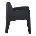 ΠΟΛΥΘΡΟΝΑ ΠΟΛΥΠΡΟΠΥΛΕΝΙΟΥ LOUNGE SLEEK HM6365.02 ΜΑΥΡΟ 62x68x73Υεκ. - Image 4