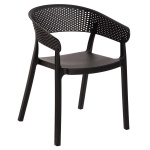 ΠΟΛΥΘΡΟΝΑ ΠΟΛΥΠΡΟΠΥΛΕΝΙΟΥ PERFOE HM5941.02 ΜΑΥΡΗ 56x50x73Υ εκ.
