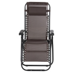 ΠΟΛΥΘΡΟΝΑ RELAX COMPANION HM5095.13 ΚΑΦΕ TEXTILENE-ΜΑΥΡΟ ΜΕΤΑΛΛΟ 67x145x110Υεκ. - Image 4