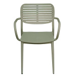 ΠΟΛΥΘΡΟΝΑ ΤΡΑΠΕΖΑΡΙΑΣ HILLIARD HM6644.07 ΑΛΟΥΜΙΝΙΟ ΣΕ OLIVE GREEN 56x58x80Υεκ - Image 3