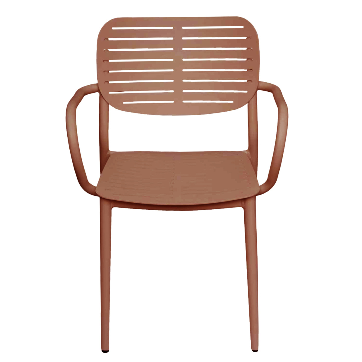 ΠΟΛΥΘΡΟΝΑ ΤΡΑΠΕΖΑΡΙΑΣ HILLIARD HM6644.08 ΑΛΟΥΜΙΝΙΟ ΣΕ TERRACOTTA 56x58x80Υεκ - Image 3