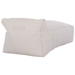 ΠΟΥΦ ΞΑΠΛΩΣΤΡΑ WADELIN HM5774.11 ΜΕ TEXTILINE ΛΕΥΚΟ 190x80x40-60Υ εκ. - Image 4