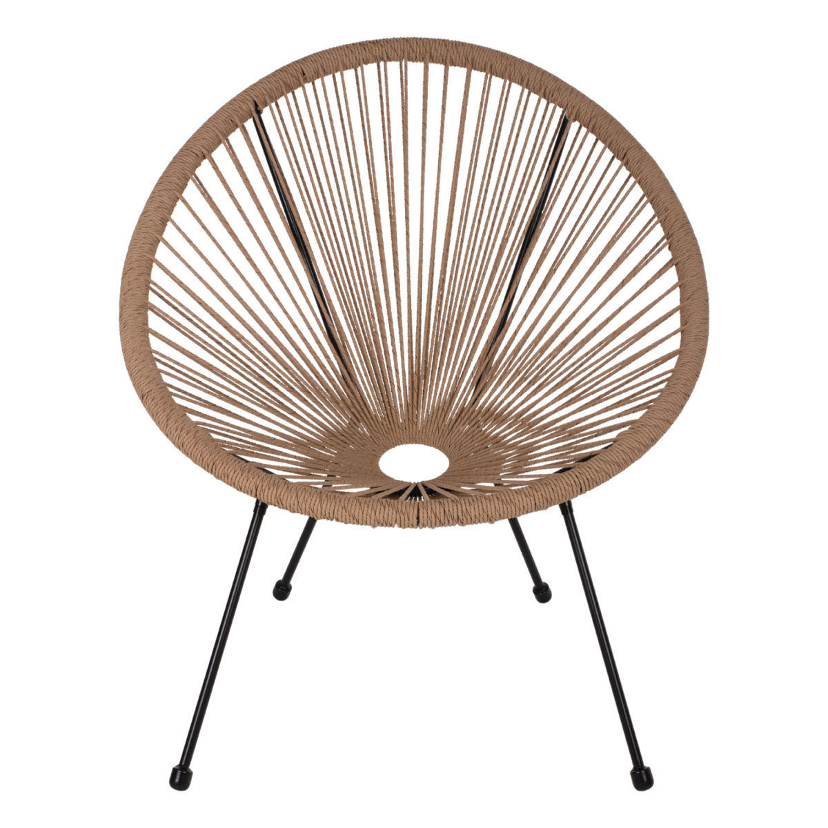 ΣΕΤ ΕΞΩΤΕΡΙΚΟΥ ΧΩΡΟΥ 3ΤΜΧ ACAPULCO HM21100 TWISTED WICKER-ΜΕΤΑΛΛΟ - Image 4