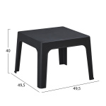 ΣΕΤ LOUNGE 3ΤΜΧ SLEEK HM21274.02 ΜΑΥΡΟ ΠΟΛΥΠΡΟΠΥΛΕΝΙΟ - Image 2