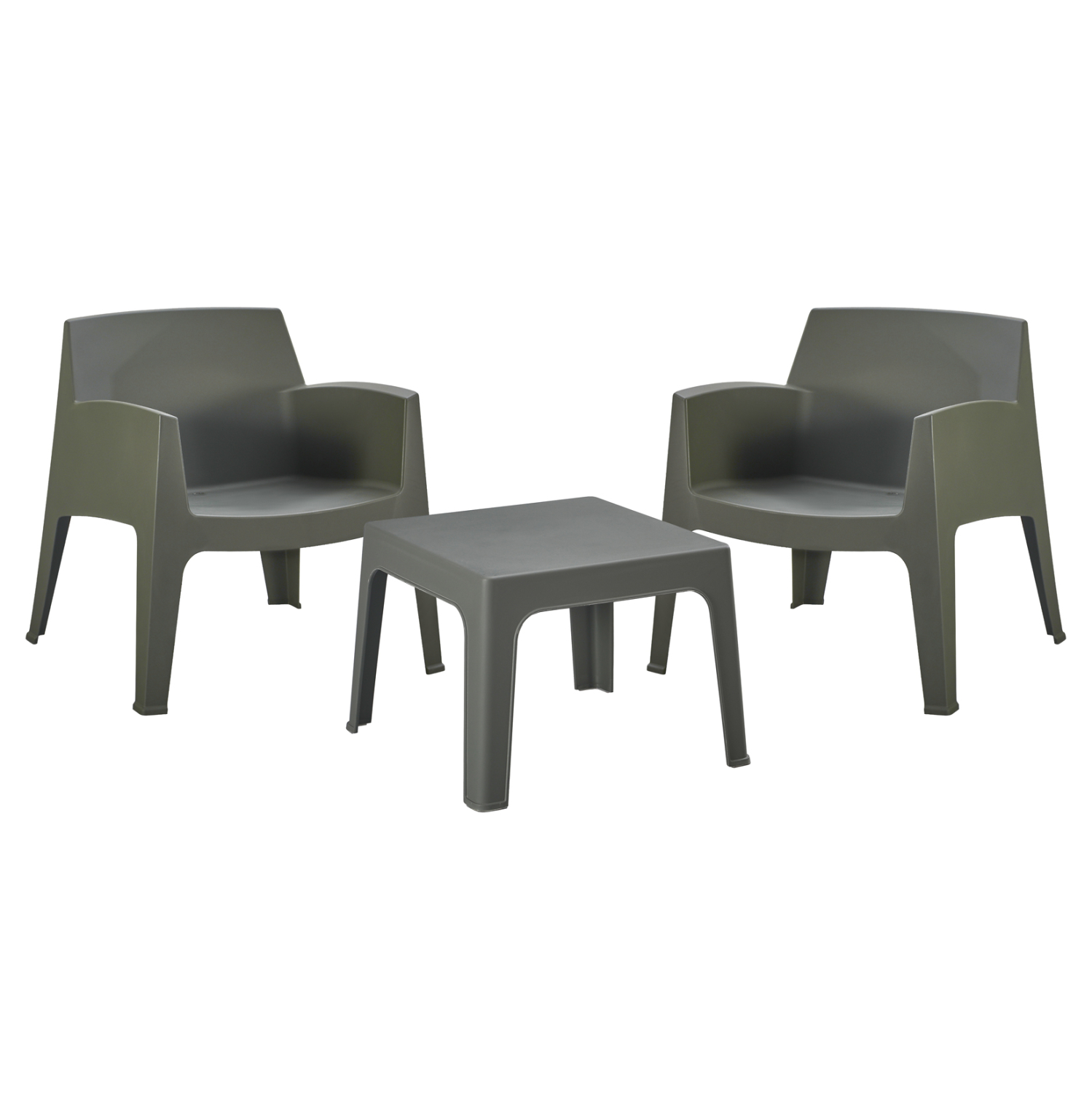 set-lounge-3tmch-fb92127405-dark-olive-g ΣΕΤ LOUNGE 3ΤΜΧ SLEEK HM21274.05 DARK OLIVE GREEN ΠΟΛΥΠΡΟΠΥΛΕΝΙΟ - Image 1