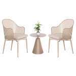 ΣΕΤ LOUNGE 3TMX ΕΞ.ΧΩΡΟΥ OREGO HM21106.03 ΑΛΟΥΜΙΝΙΟ ΣΕ ΚΑΠΟΥΤΣΙΝΟ
