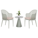 ΣΕΤ LOUNGE 3TMX ΕΞ.ΧΩΡΟΥ OREGO HM21106.06 ΑΛΟΥΜΙΝΙΟ ΣΕ ΦΥΣΤΙΚΙ