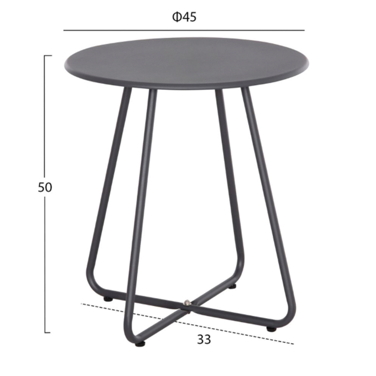 ΣΕΤ LOUNGE 3TMX ΕΞ.ΧΩΡΟΥ PONY HM21193 ΜΕΤΑΛΛΟ ΣΕ ΓΚΡΙ--ΣΥΝΘ.RATTAN ΣΕ ΛΕΥΚΟ-ΜΑΥΡΟ - Image 2