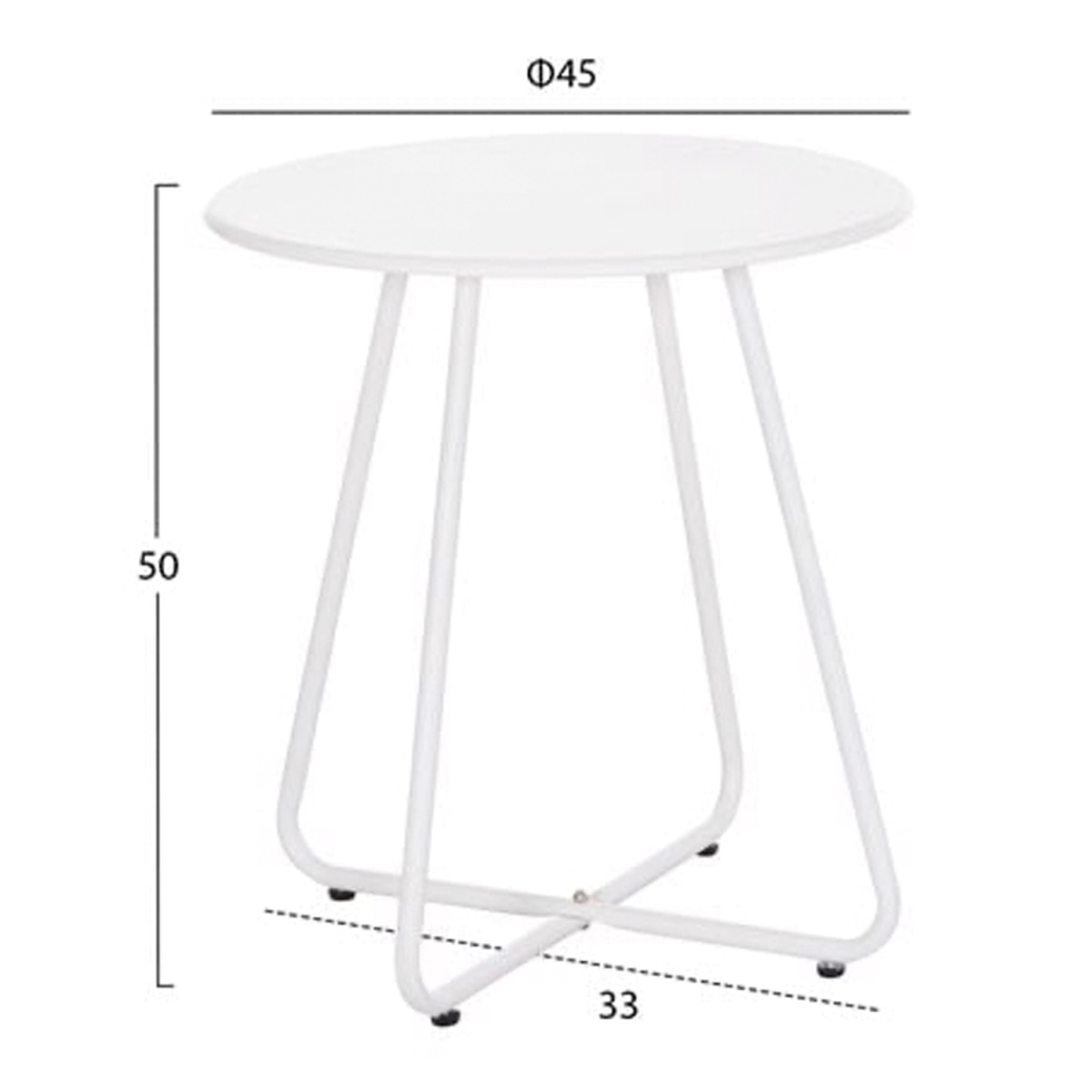 ΣΕΤ LOUNGE 3TMX ΕΞ.ΧΩΡΟΥ PONY HM21193.02 ΜΕΤΑΛΛΟ ΚΑΙ ΣΥΝΘ.RATTAN ΣΕ ΛΕΥΚΟ-ΜΑΥΡΟ - Image 2