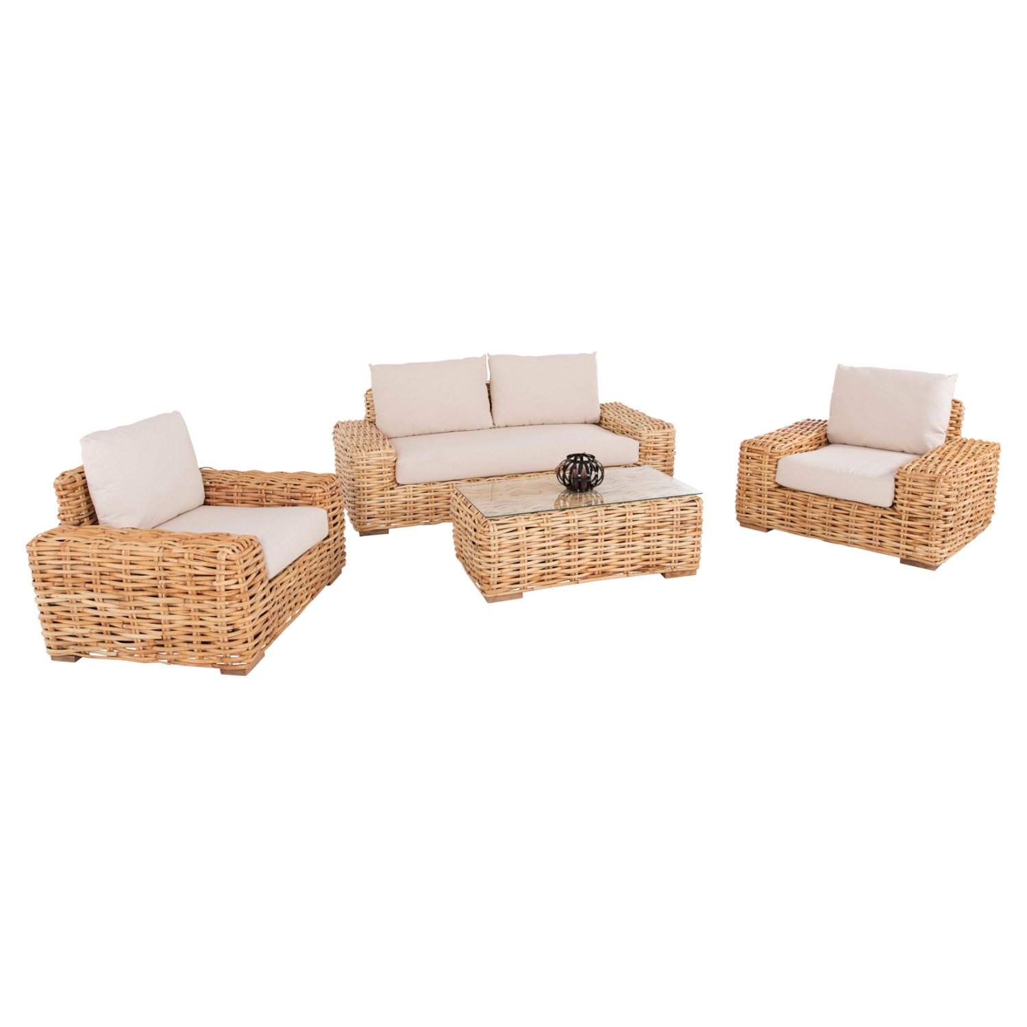set-saloni-ex-choroy-4tmch-fb911940-fysi ΣΕΤ ΣΑΛΟΝΙ 4ΤΜΧ TROPEL HM11940 ΦΥΣΙΚΟ RATTAN-2ΘΕΣΙΟΣ ΚΑΝΑΠΕΣ-2 ΠΟΛΥΘΡΟΝΕΣ-ΤΡΑΠΕΖΙ - Image 1