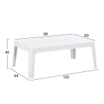 ΣΕΤ ΣΑΛΟΝΙ ΕΞ.ΧΩΡΟΥ 4ΤΜΧ SLEEK HM21268.01 ΛΕΥΚΟ ΠΟΛΥΠΡΟΠΥΛΕΝΙΟ - Image 4