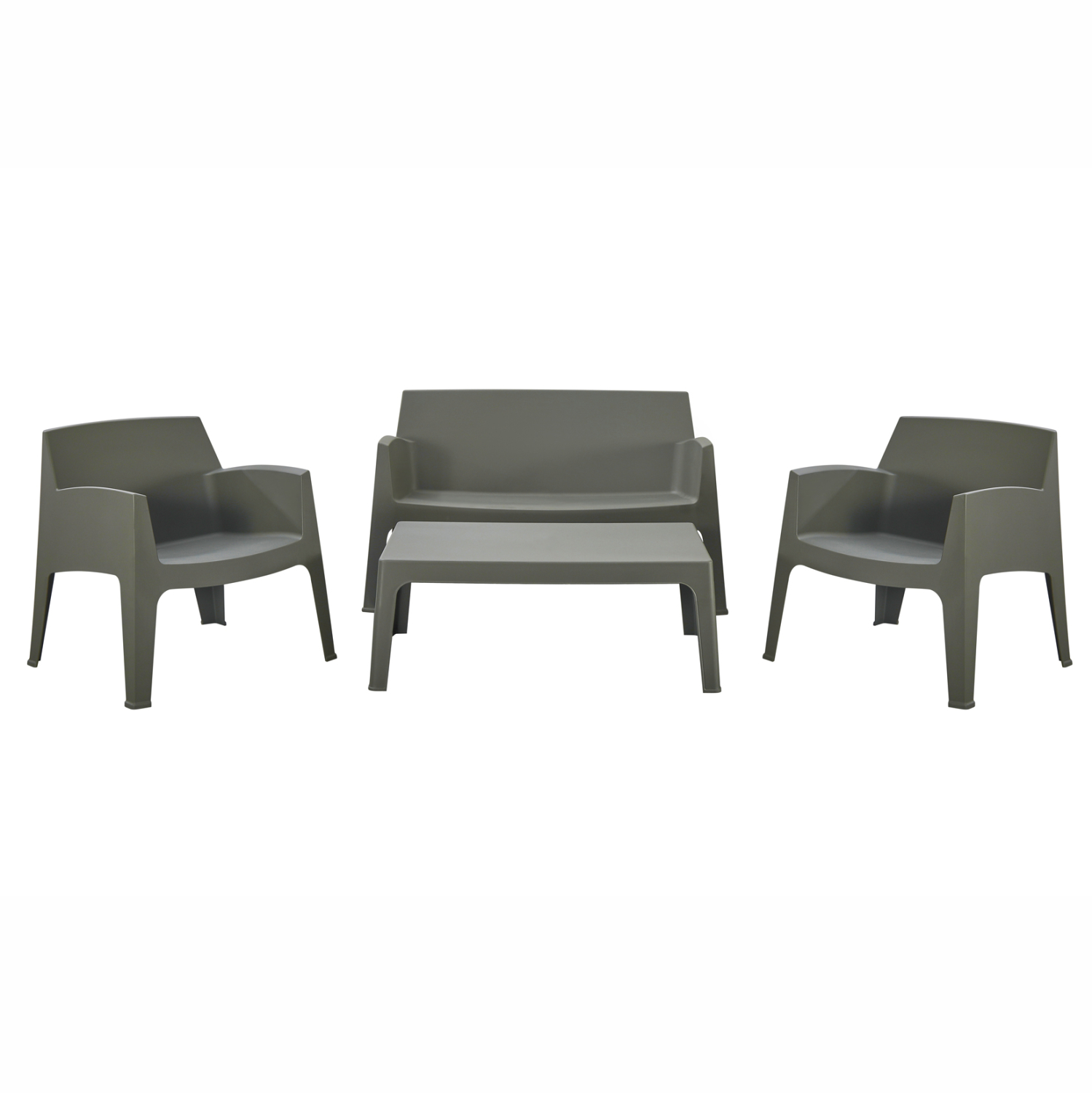set-saloni-exchoroy-4tmch-fb92126805-dar ΣΕΤ ΣΑΛΟΝΙ ΕΞ.ΧΩΡΟΥ 4ΤΜΧ SLEEK HM21268.05 DARK OLIVE GREEN ΠΟΛΥΠΡΟΠΥΛΕΝΙΟ - Image 1