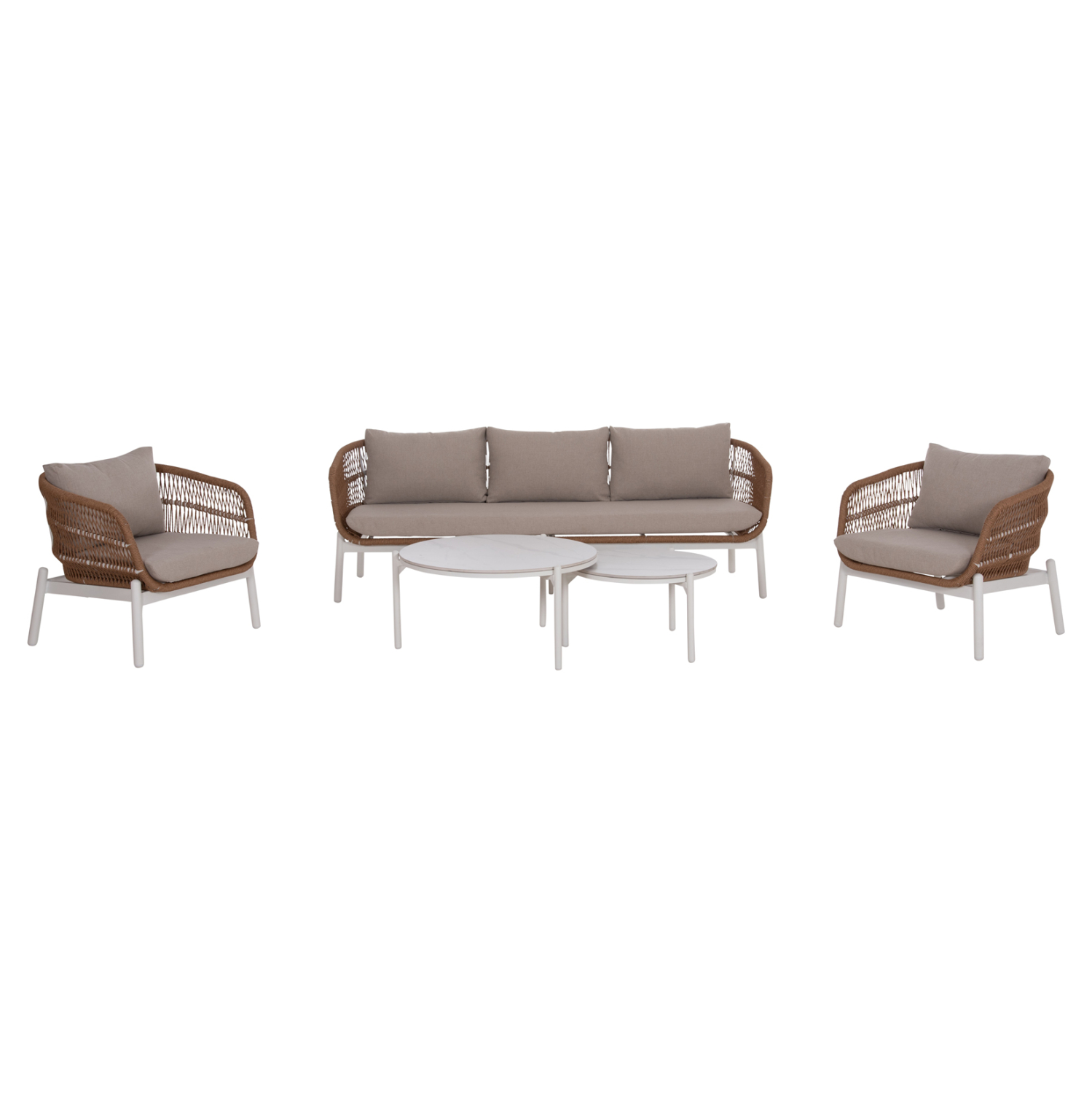 set-saloni-exchoroy-5tmch-fb9647003-aloy ΣΕΤ ΣΑΛΟΝΙ ΕΞ.ΧΩΡΟΥ 5ΤΜΧ MEMFIS HM6470.03 ΑΛΟΥΜΙΝΙΟ-ΣΧΟΙΝΙ-ΚΕΡΑΜΙΚΟ TOP--ΛΕΥΚΟ - Image 1