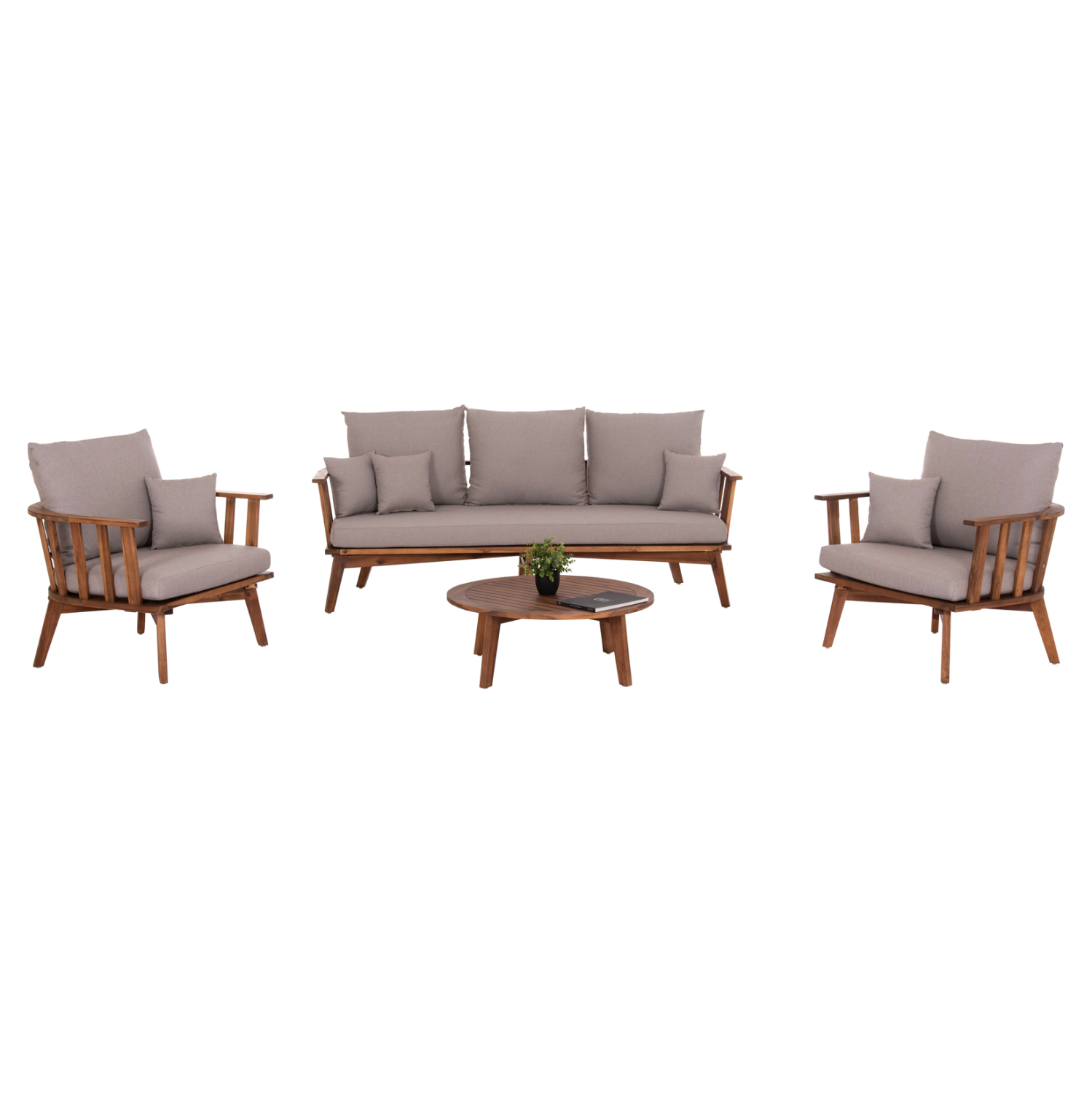 set-saloni-exotchoroy-4tmx-fb96236-xylo- ΣΕΤ ΣΑΛΟΝΙ ΕΞΩΤ.ΧΩΡΟΥ 4TMX HARRA HM6236 ΞΥΛΟ ΑΚΑΚΙΑΣ ΦΥΣΙΚΟ--ΜΑΞΙΛΑΡΙΑ ΓΚΡΙ - Image 1