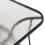 ΣΕΤ ΤΡΑΠΕΖΑΡΙΑΣ 5ΤΜΧ BRUNO HM10729.03 ΚΑΡΕΚΛΕΣ ΜΕΤΑΛΛΙΚΕΣ & ΤΡΑΠΕΖΙ 150x90εκ ΜΑΥΡΟ - Image 4