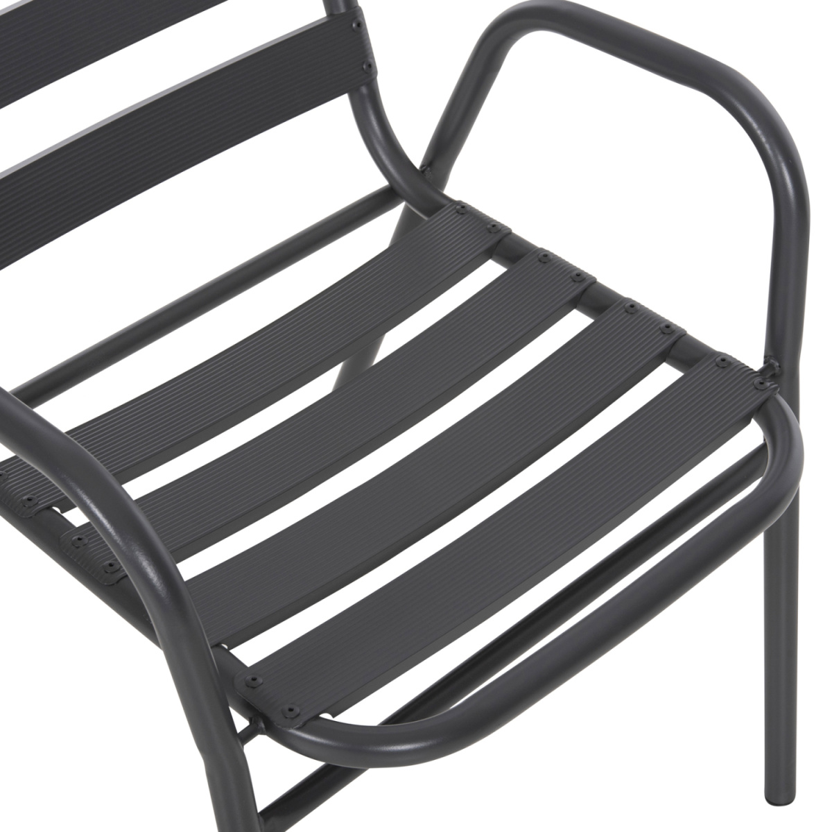 ΣΕΤ ΤΡΑΠΕΖΑΡΙΑΣ 5ΤΜΧ ADAM HM21219 ΚΑΡΕΚΛΕΣ ΜΕΤΑΛΛΙΚΕΣ & ΤΡΑΠΕΖΙ 110x60 ΓΚΡΙ - Image 4