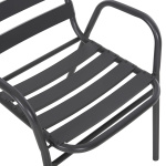 ΣΕΤ ΤΡΑΠΕΖΑΡΙΑΣ 5ΤΜΧ ADAM HM21219 ΚΑΡΕΚΛΕΣ ΜΕΤΑΛΛΙΚΕΣ & ΤΡΑΠΕΖΙ 110x60 ΓΚΡΙ - Image 4