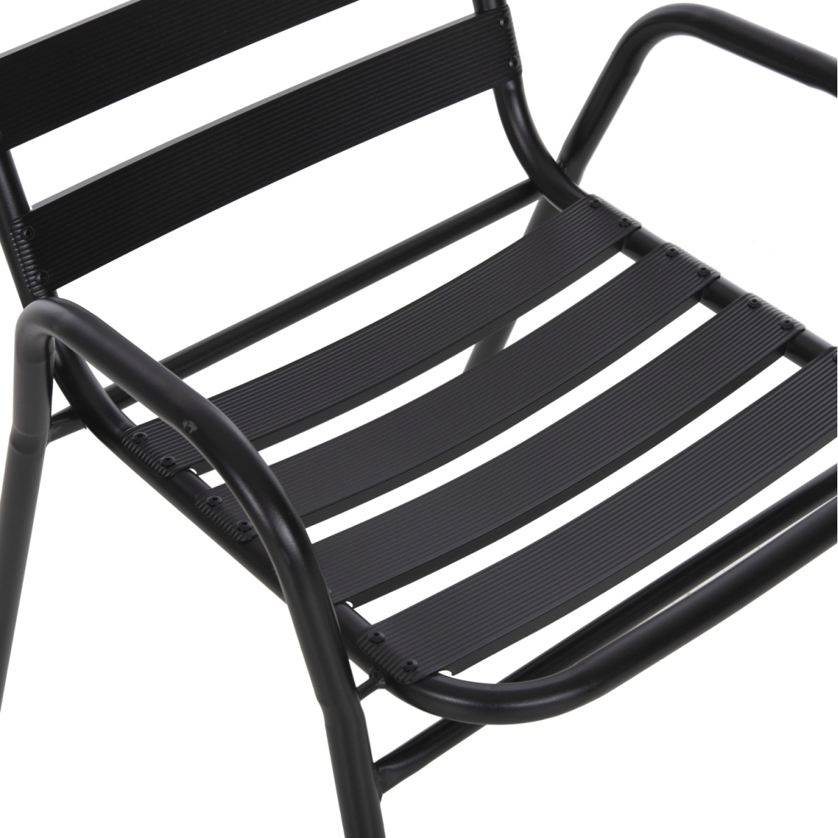 ΣΕΤ ΤΡΑΠΕΖΑΡΙΑΣ 5ΤΜΧ ADAM HM21219.01 ΚΑΡΕΚΛΕΣ ΜΕΤΑΛΛΙΚΕΣ & ΤΡΑΠΕΖΙ 110x60 ΜΑΥΡΟ - Image 4